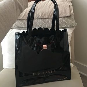 Large Beach tote shopping tote ted baker with bow