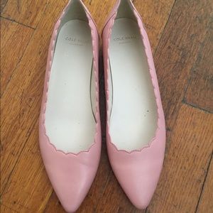 Cole Hann pink ballerina flats