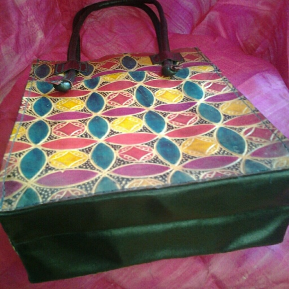 Mini Leather Tote - Picture 3 of 4