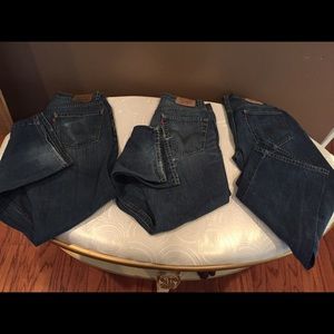 Bundle of Levi's Relaxed Boot Cut Denim Jeans