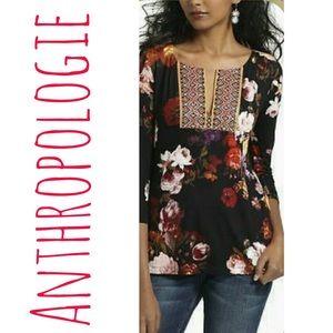 Anthropologie Brushed Palette Henley 🌹