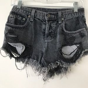 Carmar ripped denim shorts