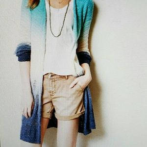 Ombré long cardigan from Anthropologie. NWOT