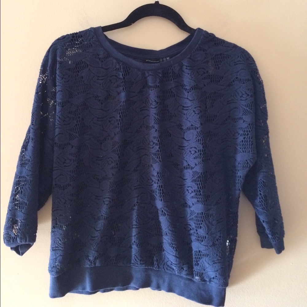 πHPπAtmosphere patterned lace top size 10 - Picture 1 of 6