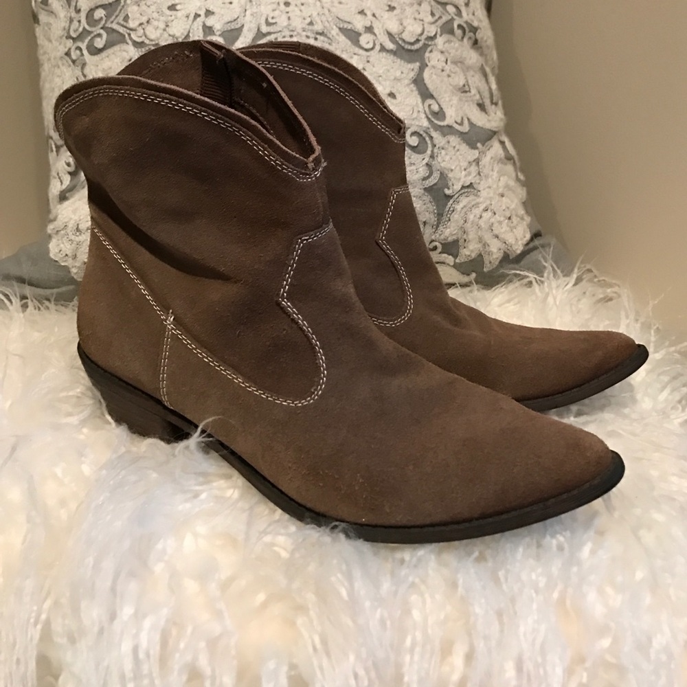 Ankle boots brown mossimo bootie size 8