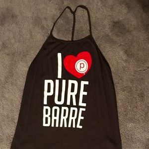 I ❤ Pure Barre Tank, Black, XS