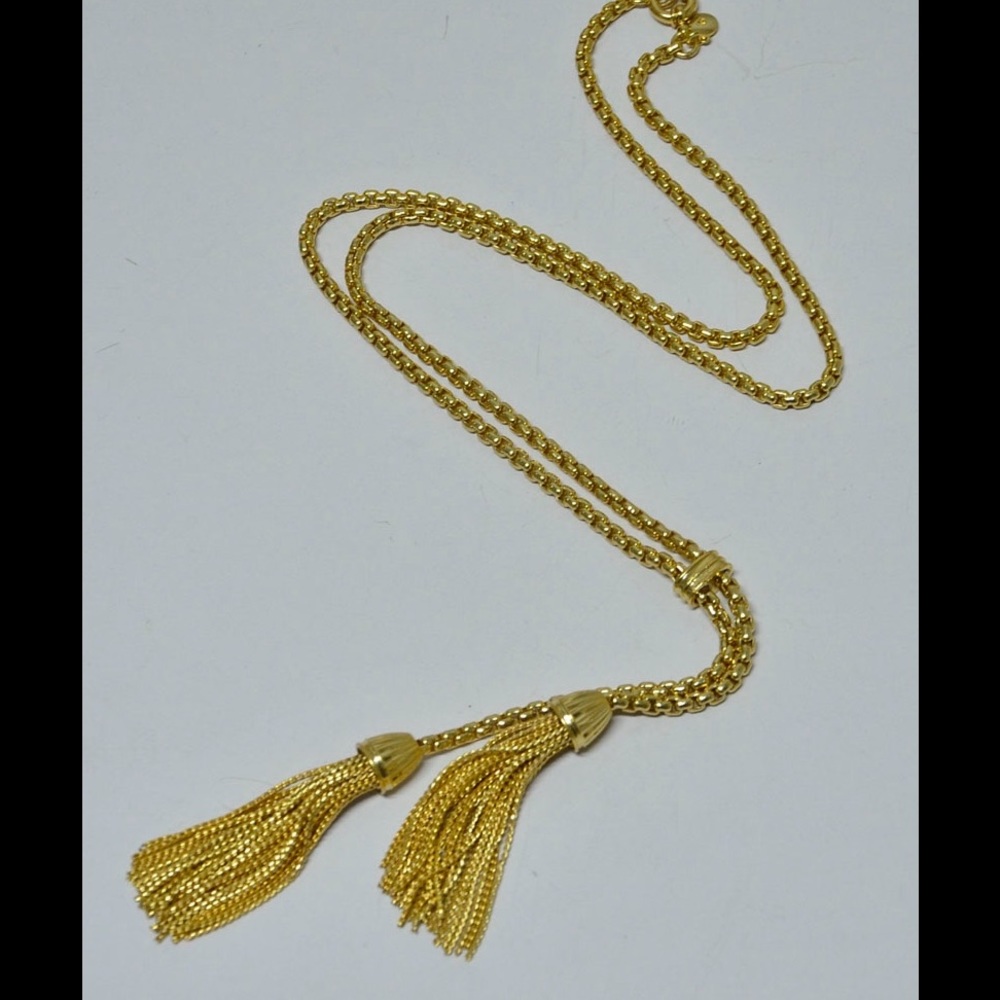 New j.crew tassel chain necklace