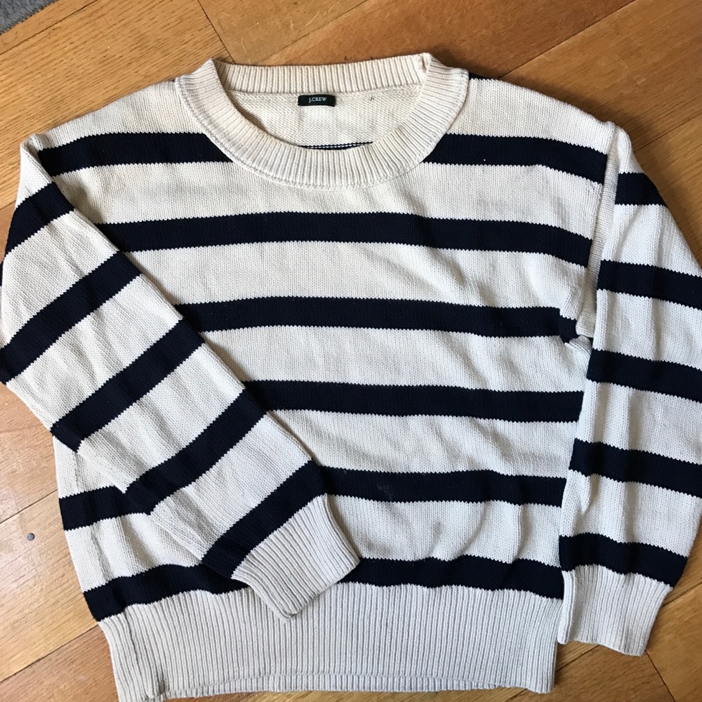 JCREW striped sweater