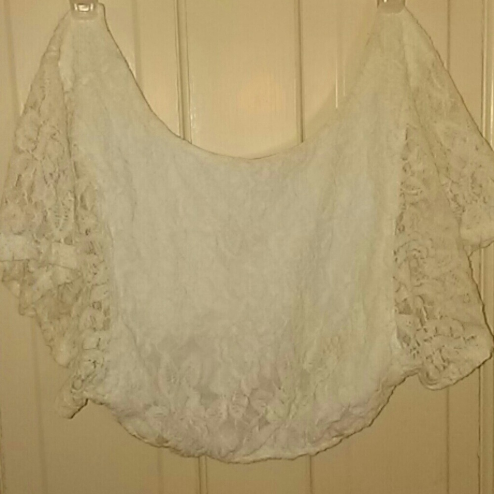 Lace crop top