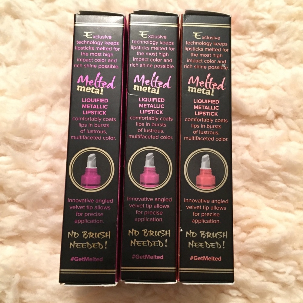 💜HP💜 TooFaced Bundle Melted Metal Lipstick - Picture 4 of 4