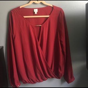 Red going out top