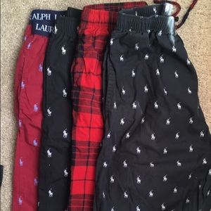 Polo black pajama pants