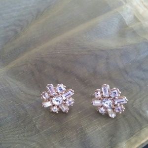 Diamond gold J.CREW studs