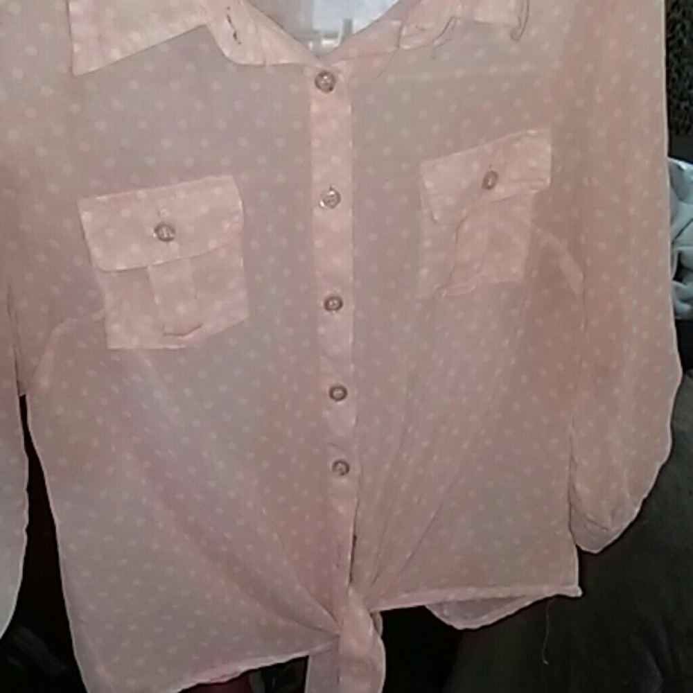 Sheer Blouse/Crop Top