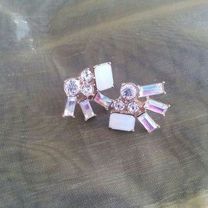 J.CREW diamond style studs