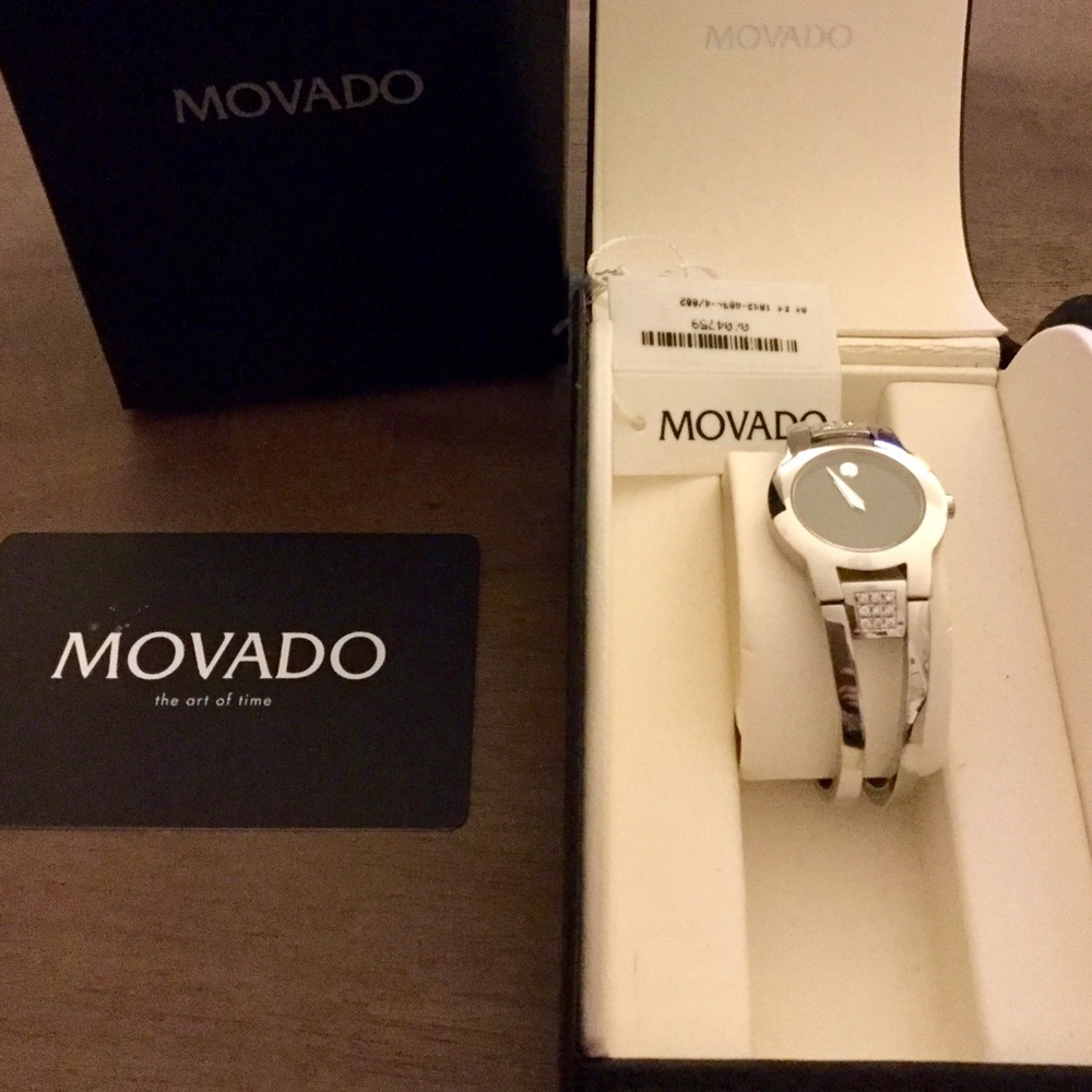 Movado Amorosa Diamond Stainless Watch - SOLD