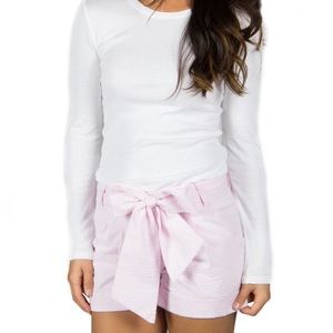 Lauren James bow shorts