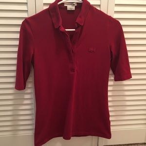 Lacoste half sleeve polo.