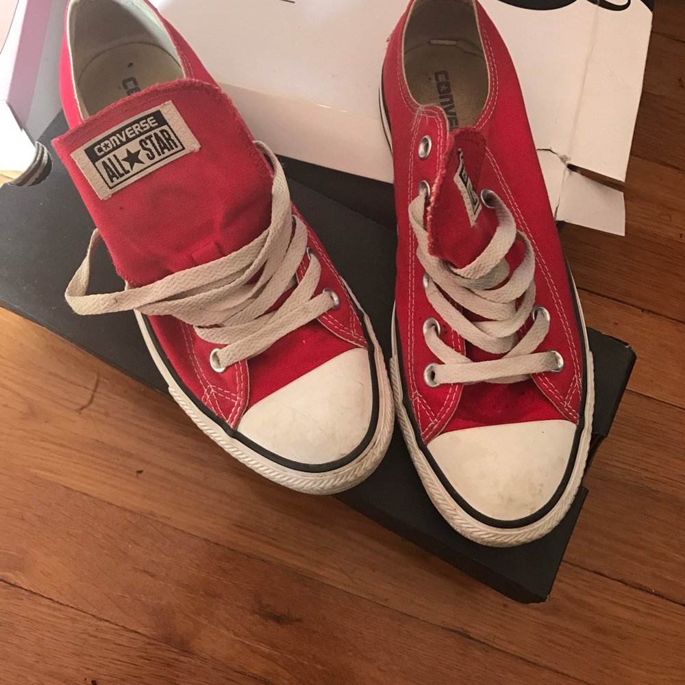 Red converse