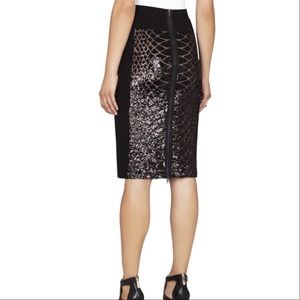 BCBG Sequin Pencil Skirt