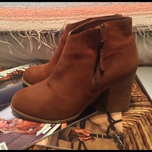 Urban Outfitters Brown Booties