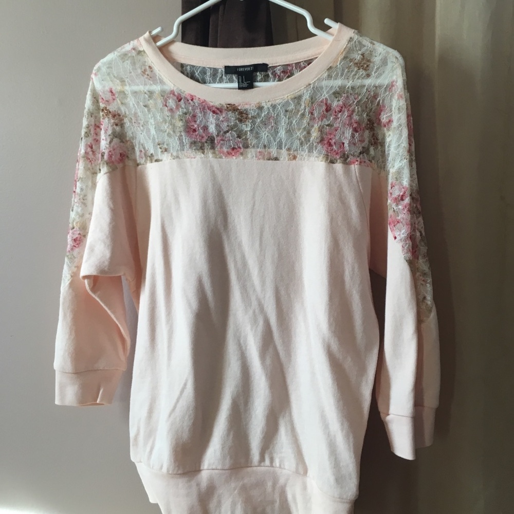 FLORAL LACE SWEATER🌸💐