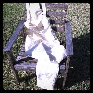 Ivory Snowbib insulated - Snuggler - Like new!