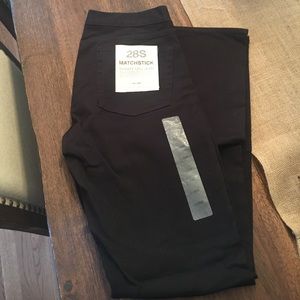 J. Crew Black Matchstick Skinny Jeans