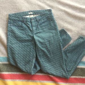 J.Crew patterned cords