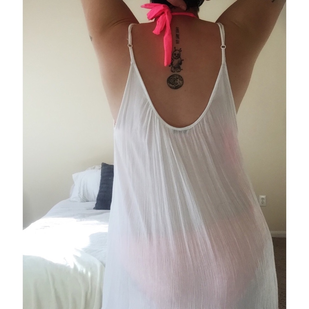 Long White Beach Dress