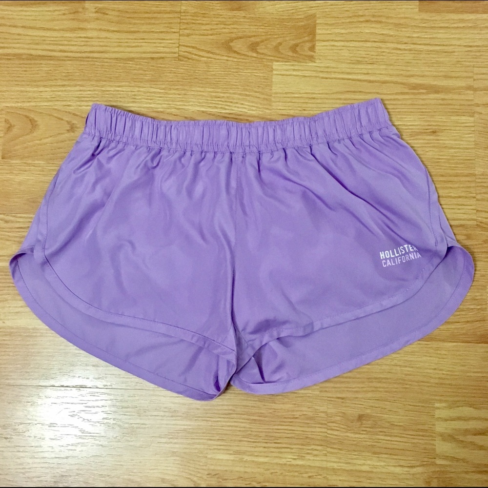 Hollister Sports Purple Running Shorts