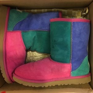 Patchwork Uggs.