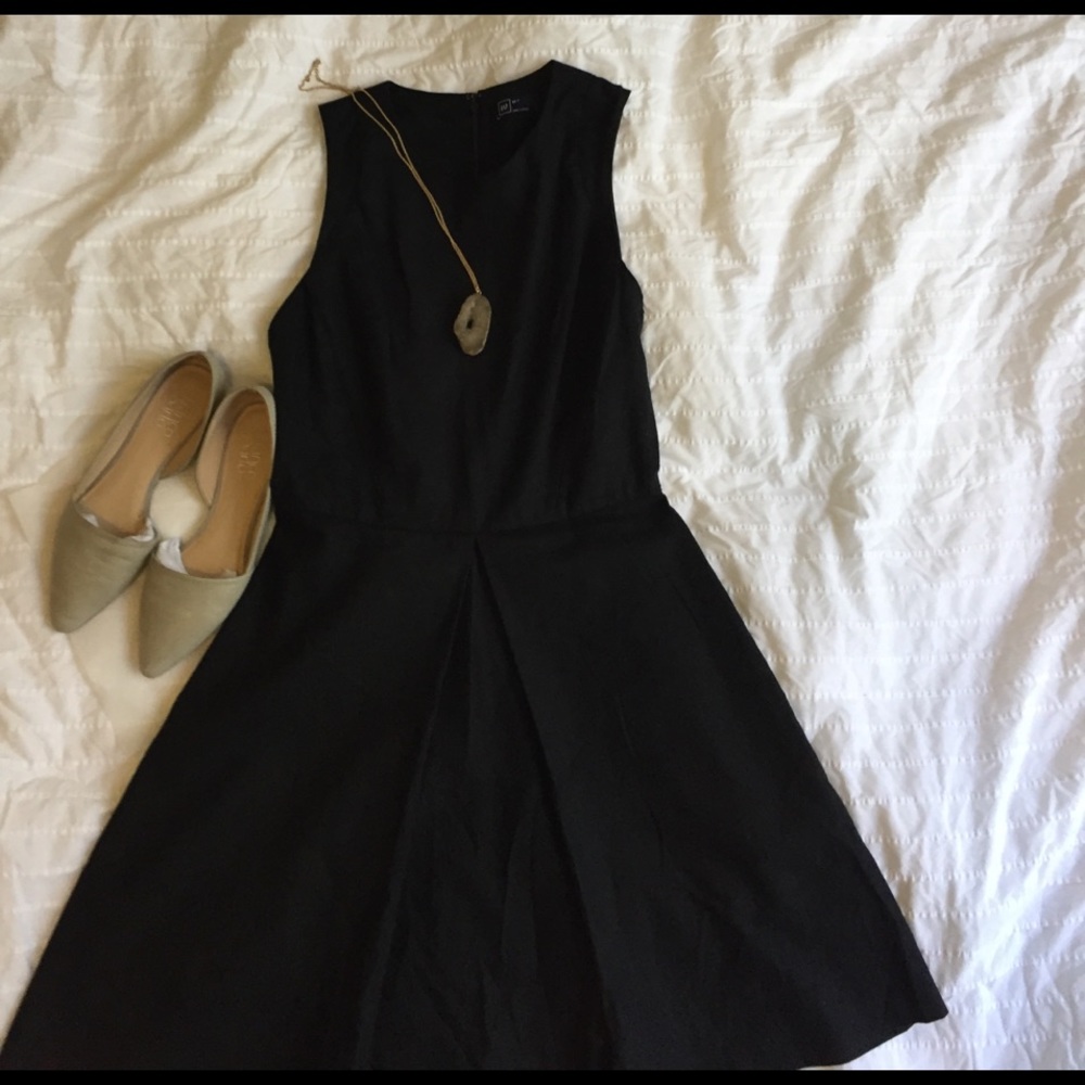 GAP, Linen/cotton fit and flare dress.