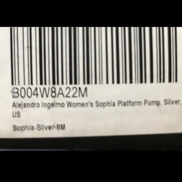 Alejandro Ingelmo Sophia silver platform pumps - Picture 8 of 8