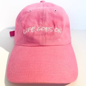Lgo pink dad cap