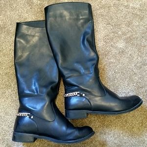 ✨DONATING 3/14✨Faux Leather Riding Boots
