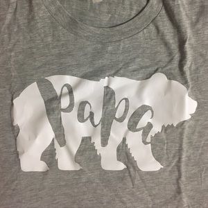 Papa Bear tshirt - L - never worn