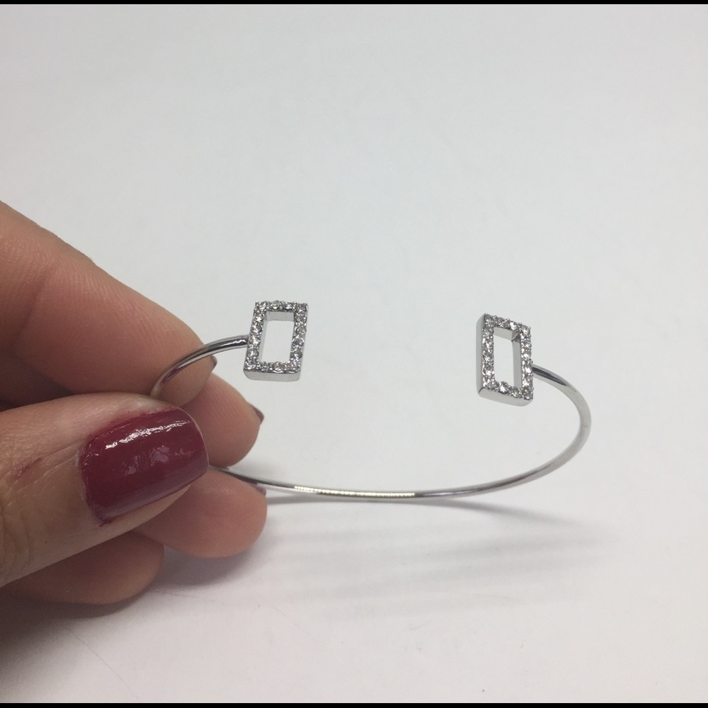 Rhodium/18k Gold Plated Bracelet - Picture 6 of 7