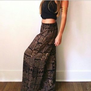 Fun tribal print! Flowy pants