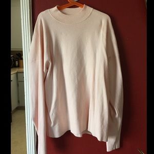 Light pink H&M oversized sweater