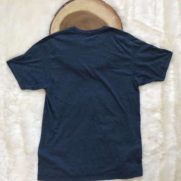 Captain America Logo Men's Medium T-Shirt Blue - Picture 3 of 4