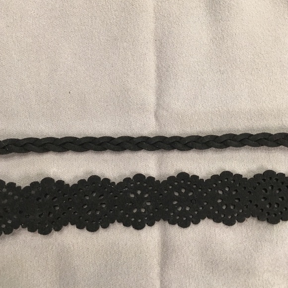 Choker Burgundy and gold clasp. 2 - Picture 2 of 4