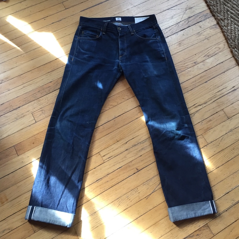 Rag & Bone men's slim straight jeans