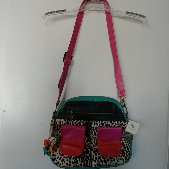 ๐๐HP๐NWT CAROLINA DE CUNTO LEATHER SHOULDER BAG - Picture 2 of 8