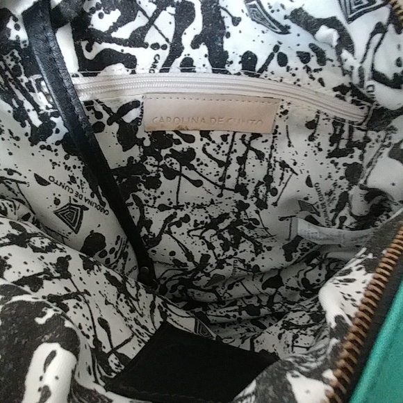 ๐๐HP๐NWT CAROLINA DE CUNTO LEATHER SHOULDER BAG - Picture 8 of 8