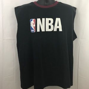 NBA Sleeveless Shirt Men's Apparel Large 100% Ctn
