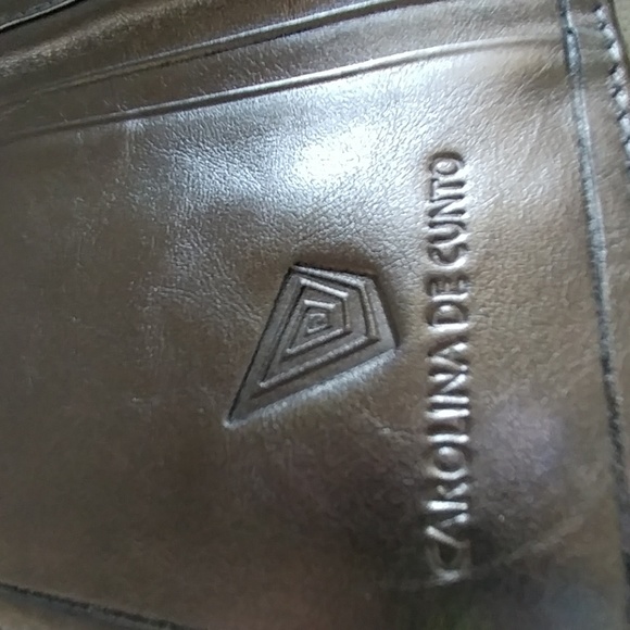 NEW CAROLINA DE CUNTO DESIGNER LEATHER WALLET - Picture 4 of 8