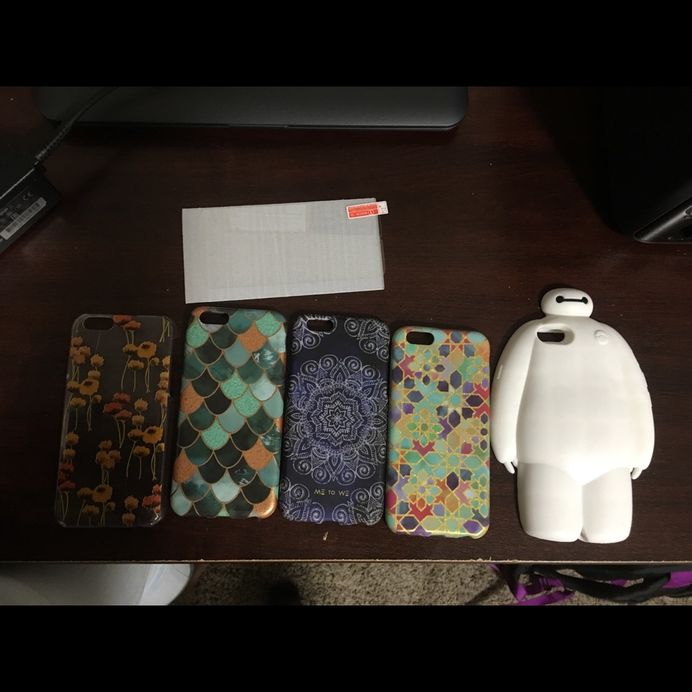 iPhone 6/6s Cases and Glass Screen Protector