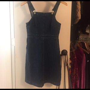 Madewell denim overall dress