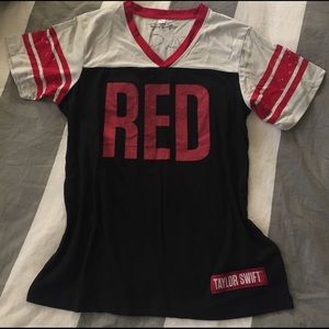 Taylor Swift Baseball Style Red Tour Tee